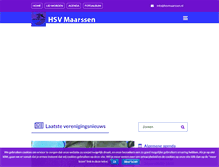 Tablet Screenshot of hsvmaarssen.nl